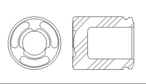 Better Brake Parts Disc Brake Caliper Piston P/N:7950