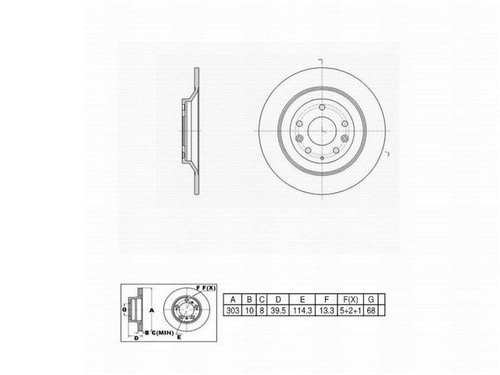 FVP Brake Drums & Rotors Disc Brake Rotor P/N:661991