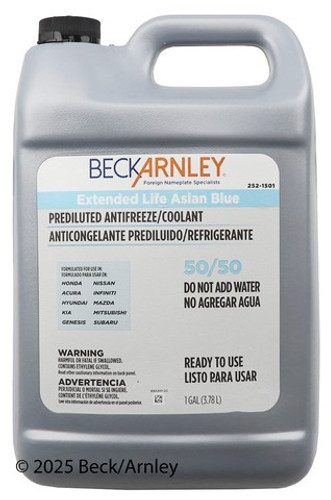 Beck/Arnley Engine Coolant / Antifreeze P/N:252-1501
