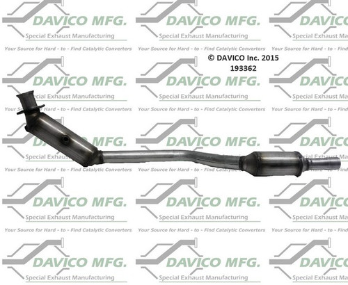 Davico Mfg Catalytic Converter P/N:193362