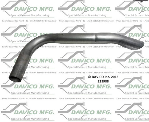 Davico Mfg Exhaust Pipe P/N:223988
