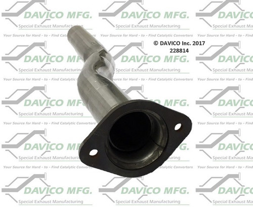 Davico Mfg Exhaust Pipe P/N:228814