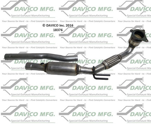 Davico Mfg Catalytic Converter P/N:18376