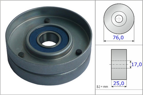 INA US Accessory Drive Belt Tensioner Pulley FT10751