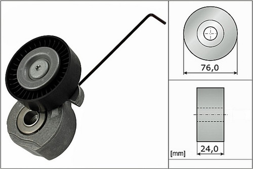 INA US Belt Tensioner Damper ED0055