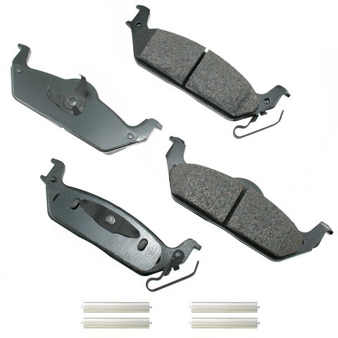 Akebono ProACT Disc Brake Pad Set P/N:ACT1012A