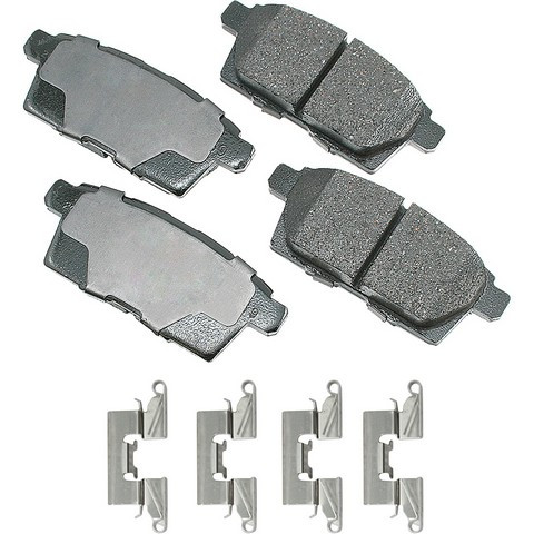 Disc Brake Pad Set-ProACT Ultra Premium Ceramic Pads Akebono ACT1259