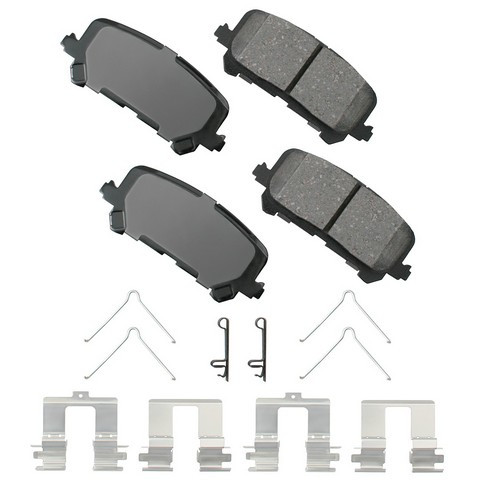 Akebono ProACT Disc Brake Pad Set P/N:ACT1281
