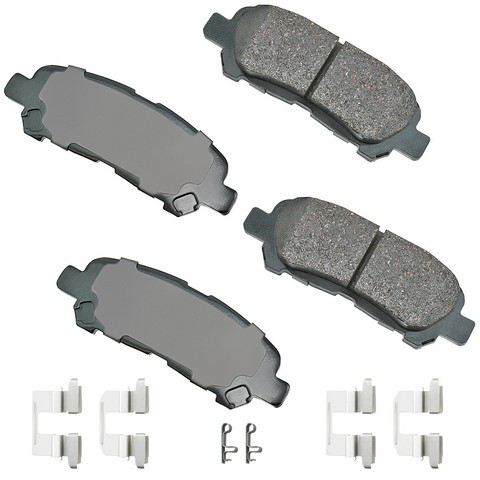 Disc Brake Pad Set-ProACT Ultra Premium Ceramic Pads fits 2008 Toyota Highlander