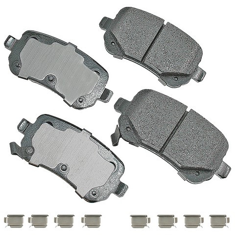 Akebono ProACT Disc Brake Pad Set P/N:ACT1326A