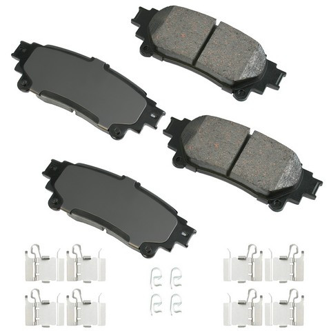 Akebono ProACT Disc Brake Pad Set P/N:ACT1391A