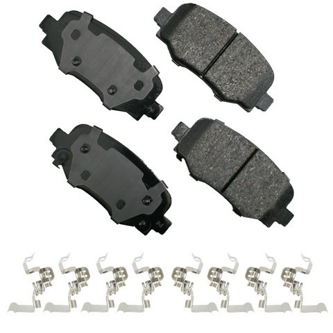 Disc Brake Pad Set-ProACT Ultra Premium Ceramic Pads Akebono ACT1809