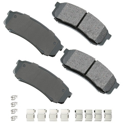 Akebono ProACT Disc Brake Pad Set P/N:ACT606A
