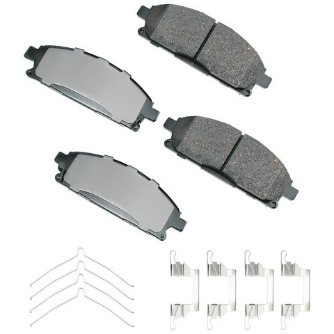 Akebono ProACT Disc Brake Pad Set P/N:ACT691