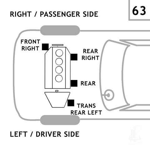 Anchor Automatic Transmission Mount,Manual Transmission Mount 2826 - view 4