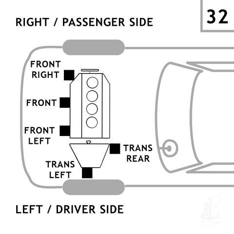 Anchor Automatic Transmission Mount 2932 - view 2