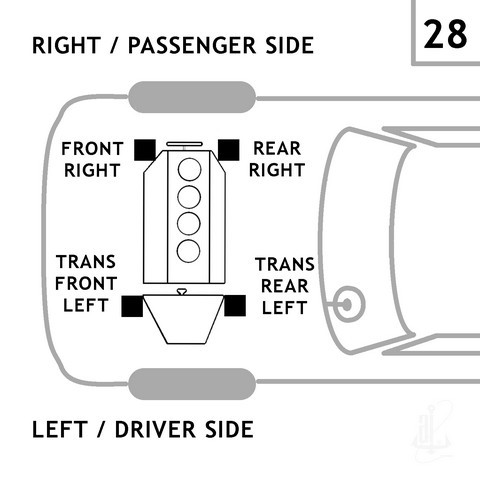 Anchor Engine Mount 8707 - view 2