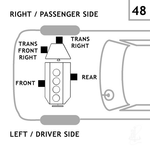 Anchor Engine Mount 9604 - view 2