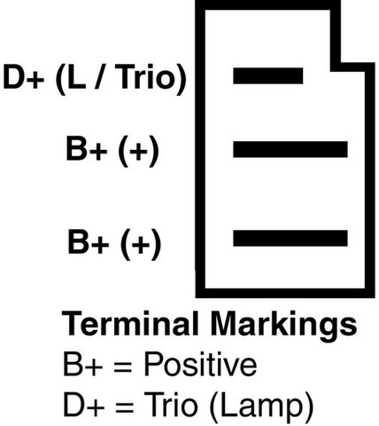 TERREPOWER formerly BBB Industries Alternator P/N:N14820