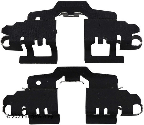 Disc Brake Hardware Kit fits 2010-2019 Toyota Prius Prius Plug-In Prius Prime  B