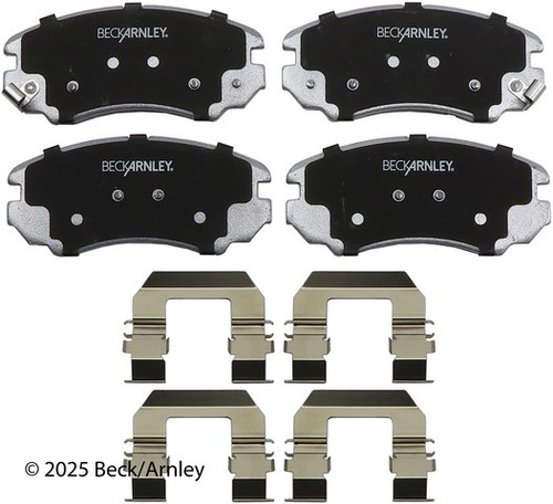 Disc Brake Pad and Hardware Kit fits 2003-2013 Kia Optima Sportage Soul  BECK/AR