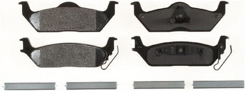 Disc Brake Pad Set-Fleet Metlok Semi-Metallic SDR Disc Brake Pad Bendix