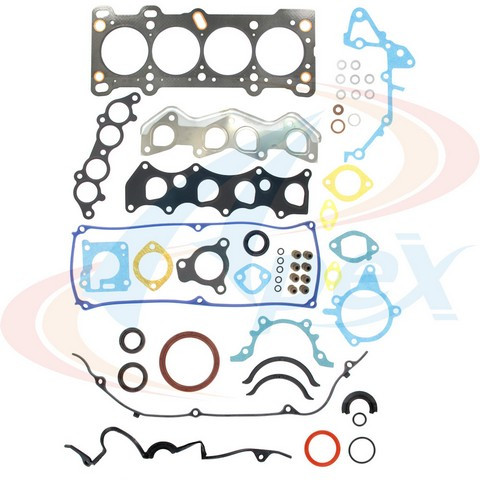 Engine Gasket Set Apex Automobile Parts AFS4004 fits 1990 Mazda 323 1.6L-L4