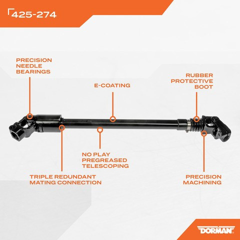 Dorman - OE Solutions Steering Shaft 425-274 - view 4