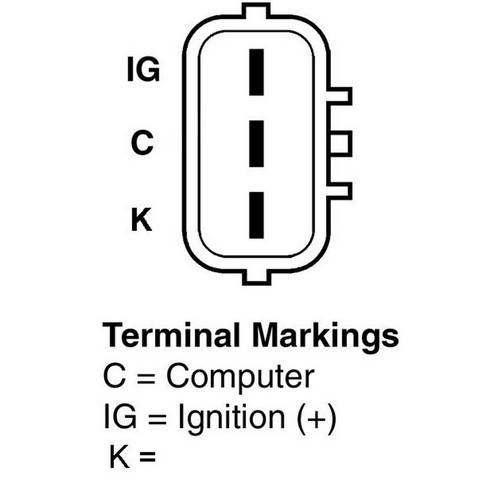 Remy Alternator P/N:11182