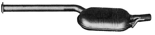Exhaust Muffler Ansa ME8205 fits 1990 Mercedes 300D
