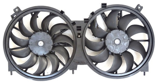 Agility Autoparts Dual Radiator and Condenser Fan Assembly 6010081