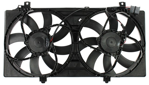 Agility Autoparts Dual Radiator and Condenser Fan Assembly P/N:6010337