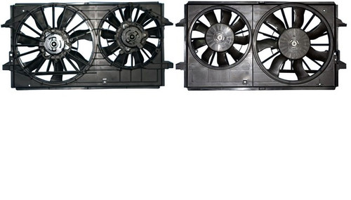 Agility Autoparts Dual Radiator and Condenser Fan Assembly P/N:6016125