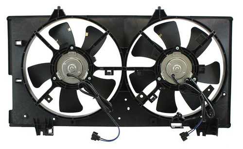 Agility Autoparts Dual Radiator and Condenser Fan Assembly P/N:6028118