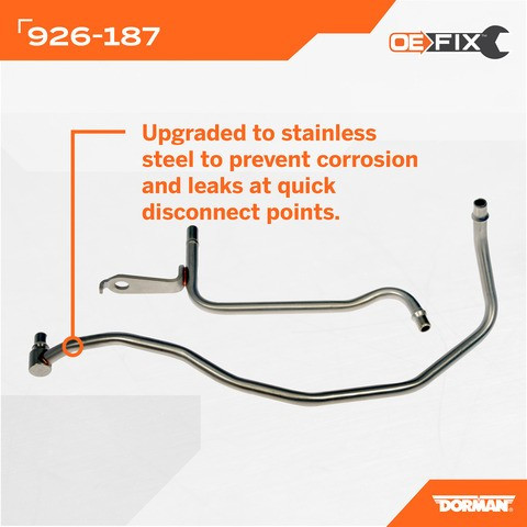 Dorman - OE Solutions Turbocharger Coolant Line 926-187 - view 7