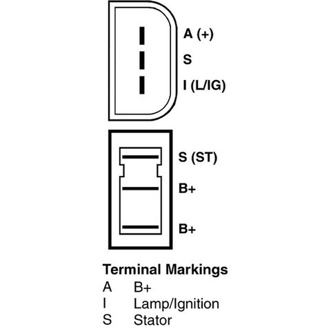 Remy Alternator P/N:23631