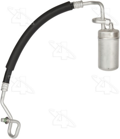 Four Seasons A/C Accumulator with Hose Assembly,A/C Refrigerant Suction Hose P/N:55628