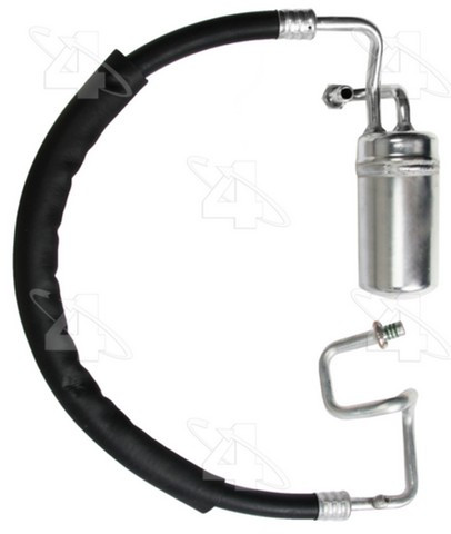 Four Seasons A/C Accumulator with Hose Assembly,A/C Refrigerant Suction Hose P/N:55634