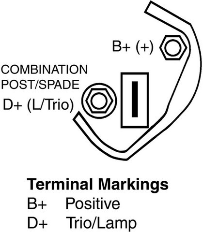 TERREPOWER formerly BBB Industries Alternator P/N:13281