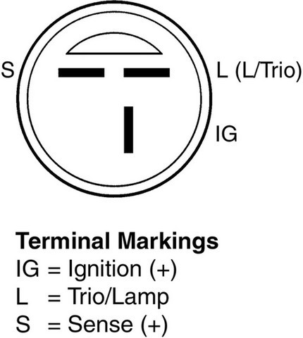 TERREPOWER formerly BBB Industries Alternator P/N:13564