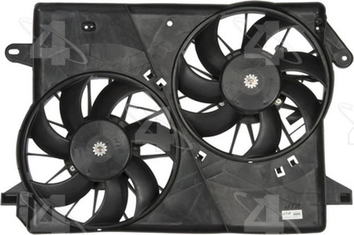 Four Seasons Dual Radiator and Condenser Fan Assembly 75974 - view 2