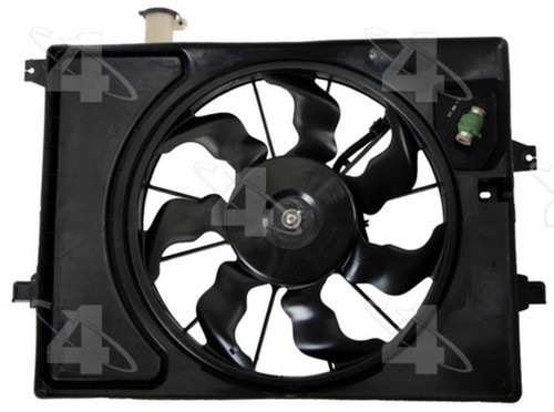 Engine Cooling Fan Assembly fits 2015-2017 Kia Forte,Forte5 Forte Koup  FOUR SEA