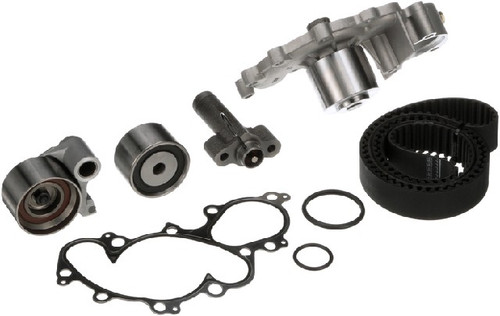 Gates Engine Timing Belt Kit with Water Pump TCKWP157A