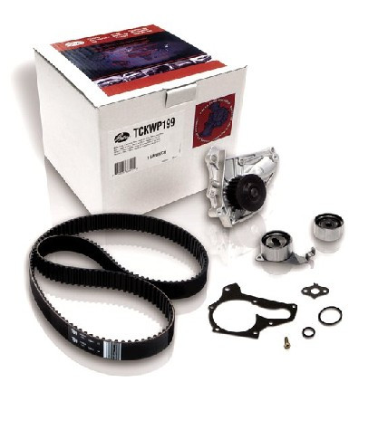 Gates Engine Timing Belt Kit with Water Pump TCKWP199
