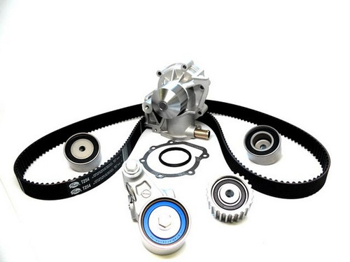 Gates Engine Timing Belt Kit with Water Pump TCKWP254A