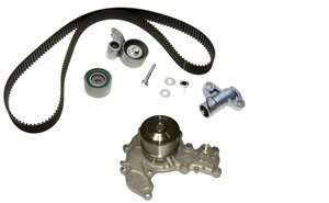 Gates Engine Timing Belt Kit with Water Pump TCKWP303