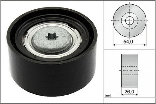 INA US Accessory Drive Belt Idler Assembly,Accessory Drive Belt Idler Pulley FP06721