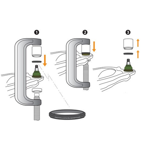 Mevotech TTX Suspension Ball Joint TXMS25516 - view 6