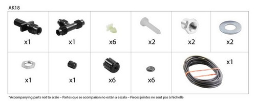 Monroe Shocks & Struts Suspension Shock Absorber Air Hose Kit AK18