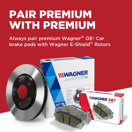 Wagner Brake Disc Brake Pad Set P/N:OEX1081